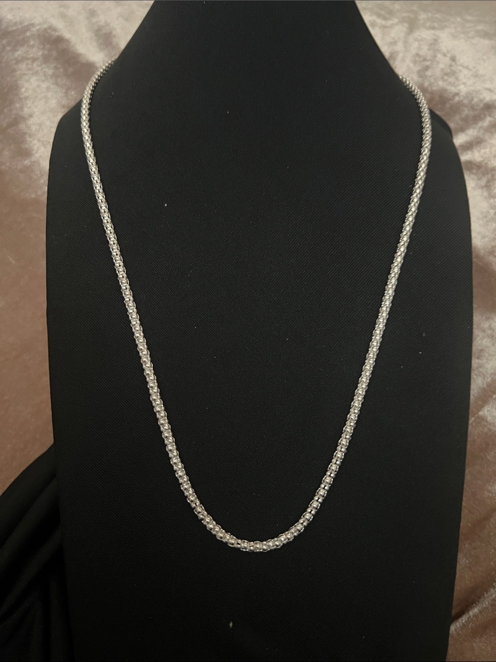 925 Italy Sterling Silver Rope Chain Necklace - 24 inches